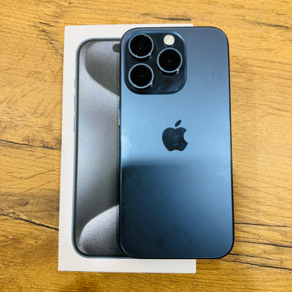 Pre-Owned iPhone 15 Pro - Titanium Blue