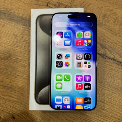 Pre-Owned iPhone 15 Pro Max - Natural Titanium