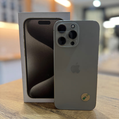 Pre-Owned iPhone 15 Pro Max - Natural Titanium