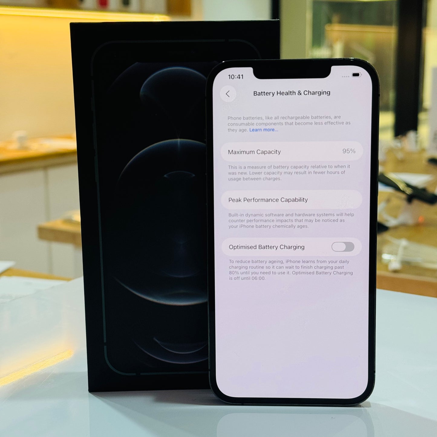 Pre-Owned iPhone 12 Pro Max 128GB - Graphite